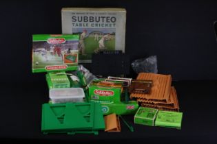 Subbuteo - Collection of boxed & unboxed accessories to include boxed Club Edition, boxed Cricket