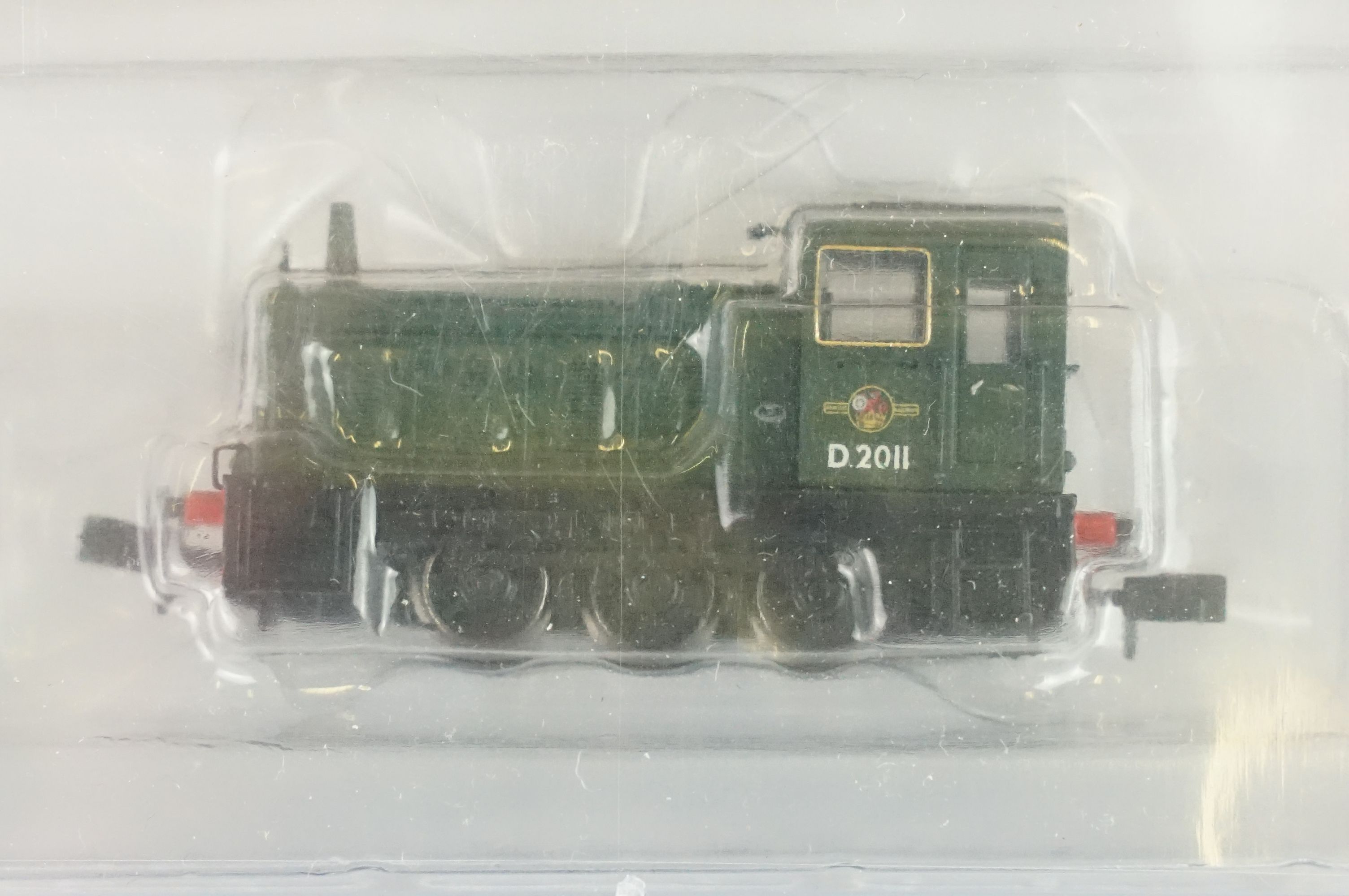 Five cased Graham Farish by Bachmann N gauge locomotives to include 371-060 Class 03 Diesel - Bild 3 aus 12