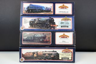 Four boxed Bachmann OO gauge locomotives to include 31279 Parallel Boiler Scot 6130 The West