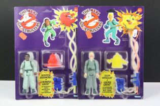 Ghostbusters - Two original carded Kenner German The Real Ghostbusters figures to include Egon