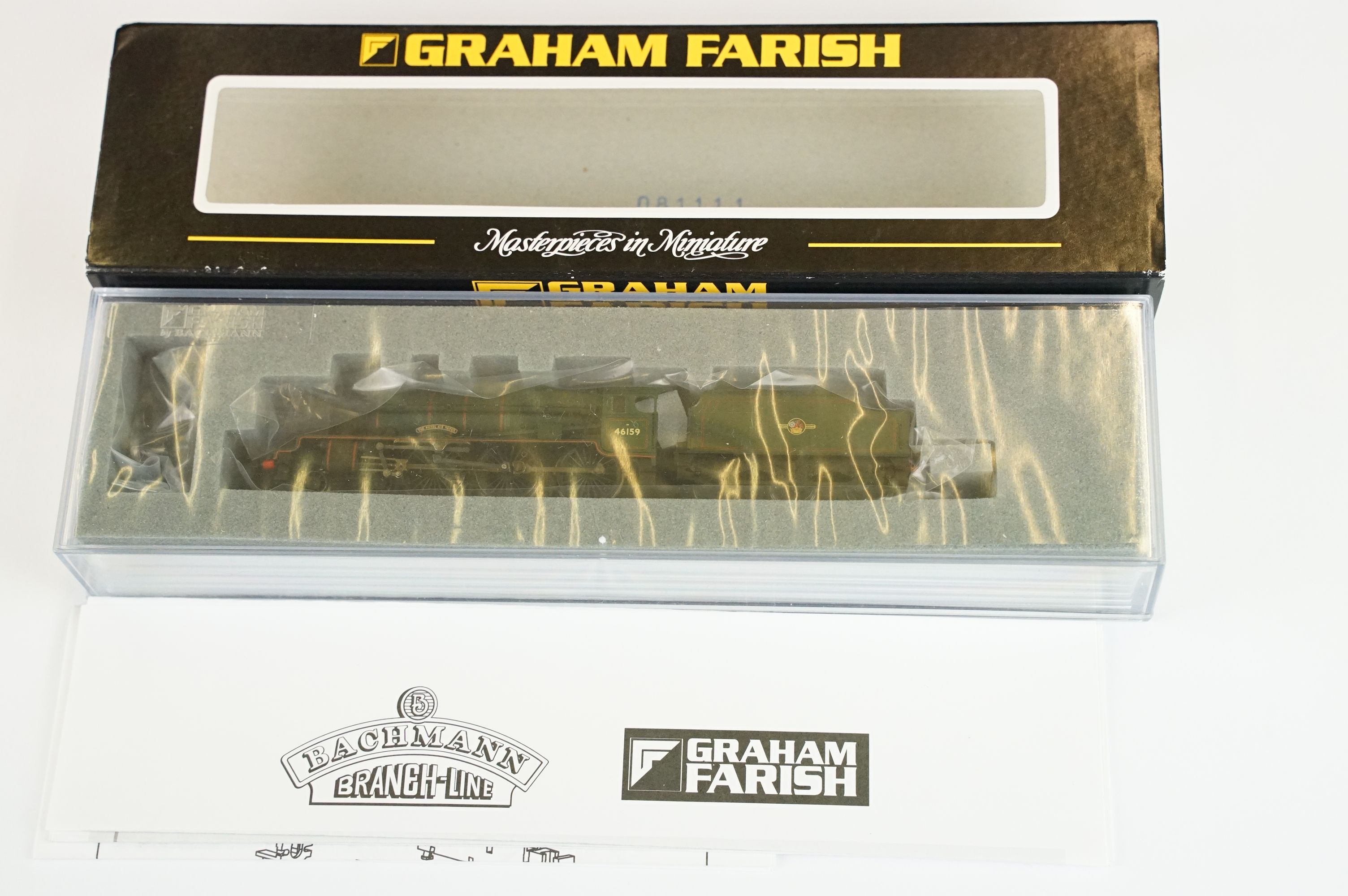 Two cased Graham Farish by Bachmann N gauge locomotives to include 372-575 Royal Scot 46159 The - Image 4 of 6
