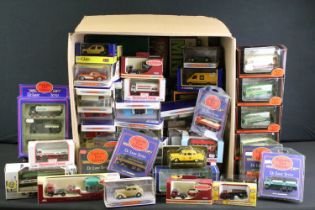 Large Collection of around 100 boxed / carded / cased diecast models to include Oxford Diecast,