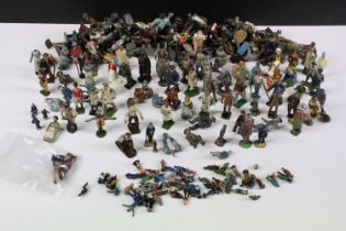 Large quantity of around 280 metal figures to include mainly examples from Dinky, Dinky Dublo and