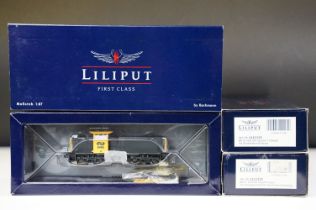 Three boxed Liliput by Bachmann First Class HO gauge locomotives to include L111123 BR 01 1078 DR,