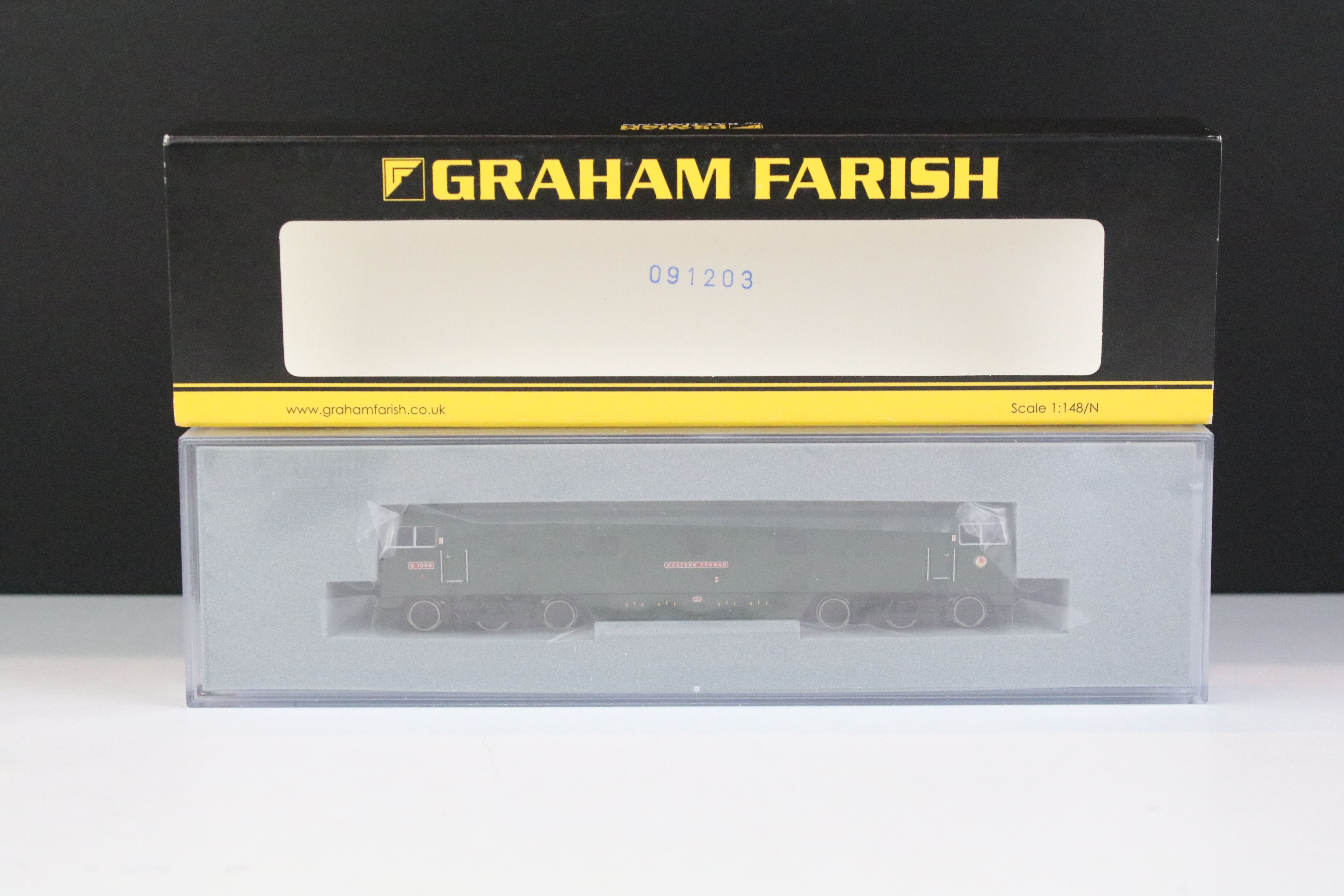 Three cased Graham Farish by Bachmann N gauge locomotives to include 371-586 Class 46 Diesel 46053 - Image 2 of 11