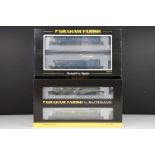 Two cased Graham Farish by Bachmann N gauge DMU sets to include 371-876 Class 108 DMU BR Blue (two
