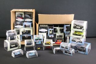 63 Boxed / cased 1/76 and 1/43 Scale Oxford Diecast models to include Railway Scale, Commercials and