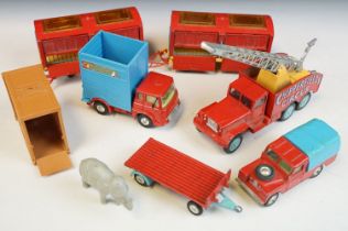 Six Corgi Chipperfield Circus diecast models to include 2 x Circus Animal Cages, Bedford Tractor