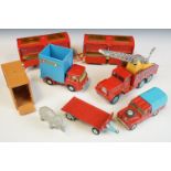 Six Corgi Chipperfield Circus diecast models to include 2 x Circus Animal Cages, Bedford Tractor