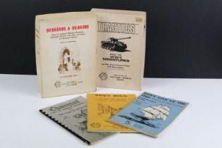 War Gaming - Collection of war gaming rule sets and books to include Dungeons & Dragons Rules For