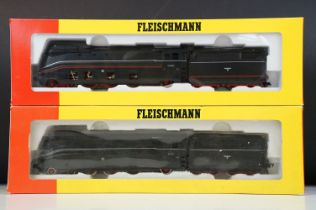 Two boxed Fleischmann HO gauge locomotives to include 4171 & 4172