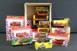 22 Boxed Solido diecast models to include 2 x Les Militaires Collection models, 226 Bussing, 245