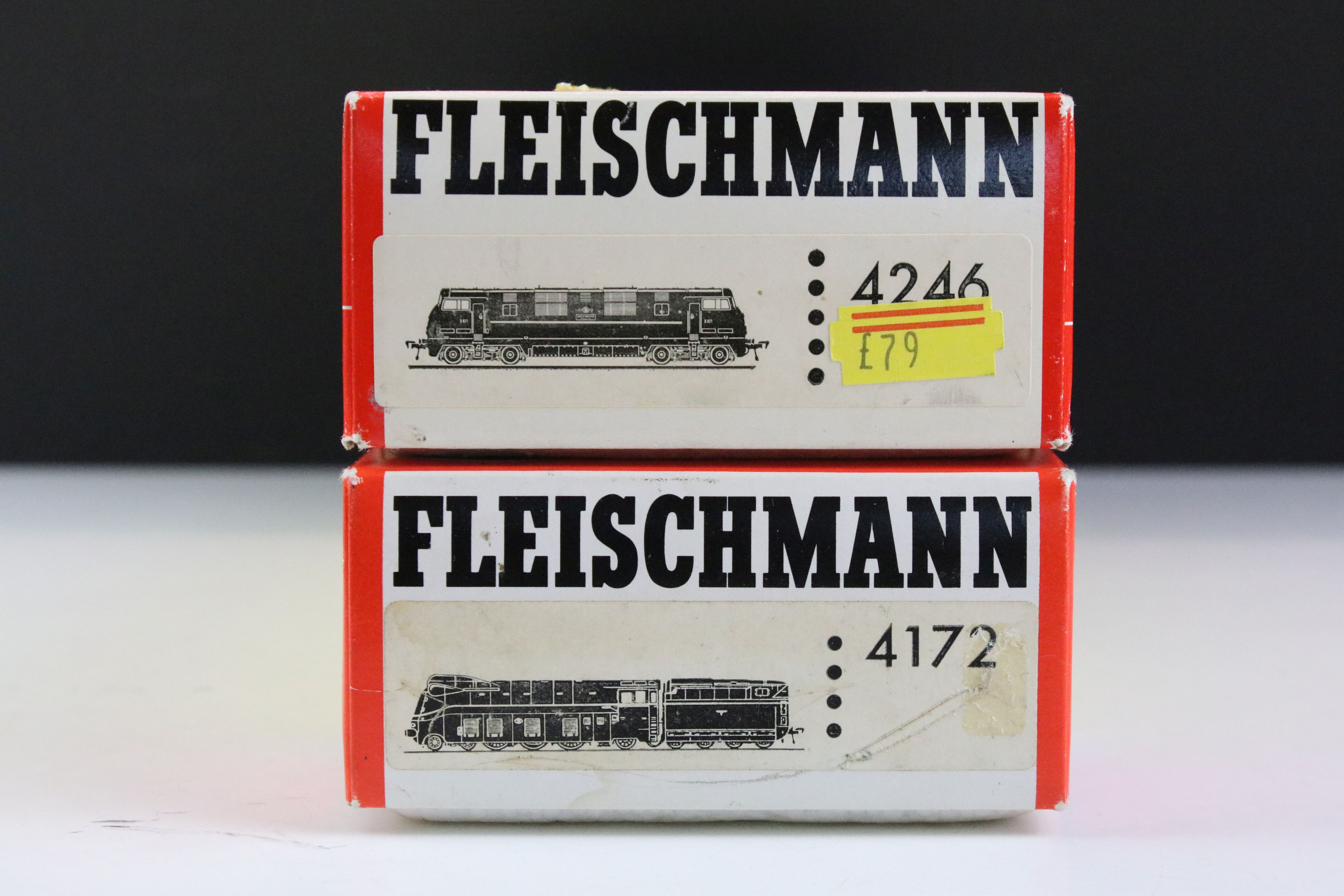 Two boxed Fleischmann HO gauge locomotives to include 4172 and 4246 Greyhound D821 - Image 7 of 7