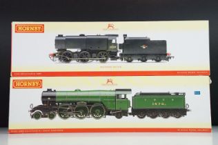 Two boxed Hornby OO gauge locomotives to include R2344 BR 0-6-0 Class Q1 Locomotive 33009