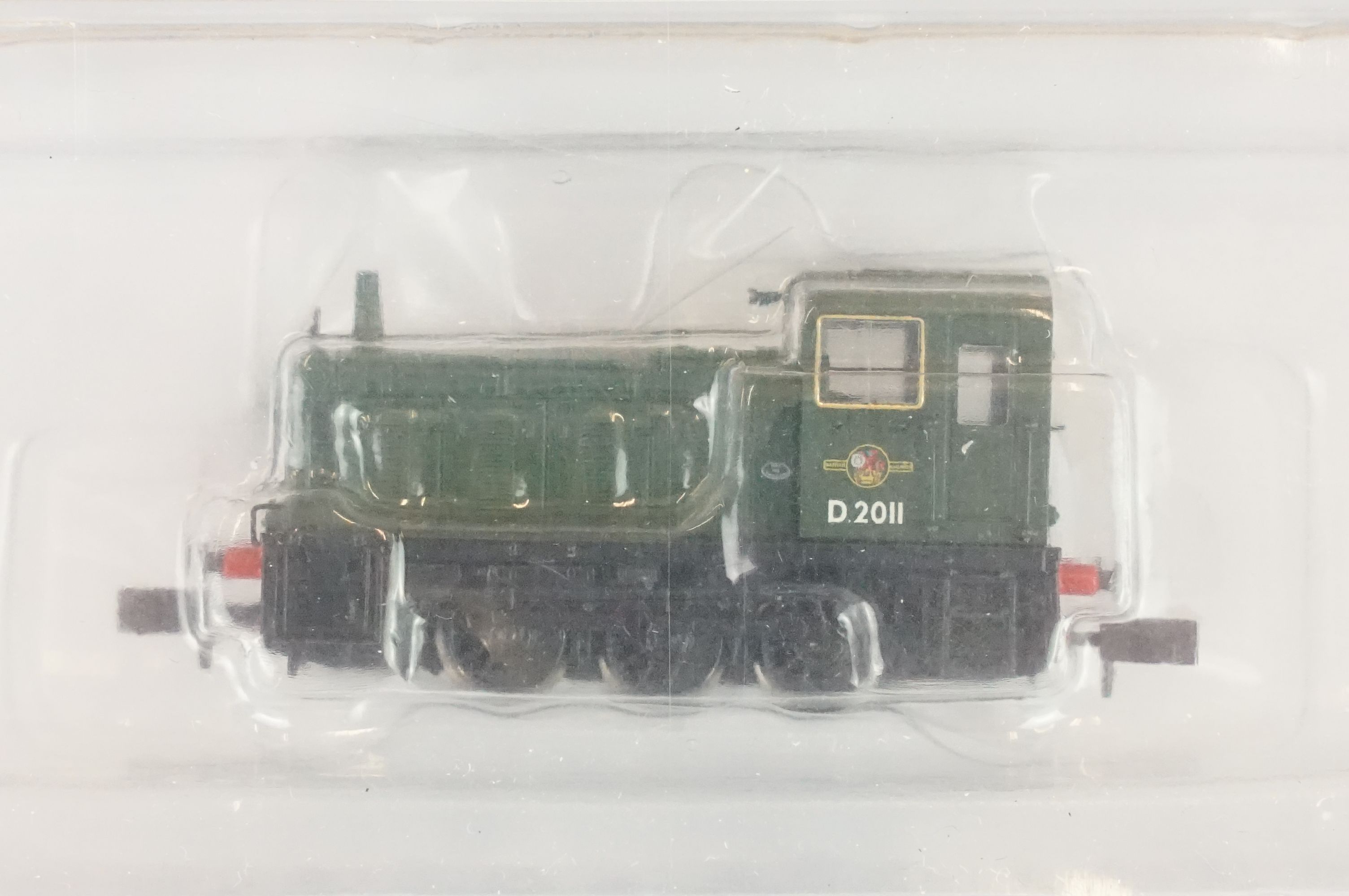 Five cased Graham Farish by Bachmann N gauge locomotives to include 371-060 Class 03 Diesel - Image 3 of 12