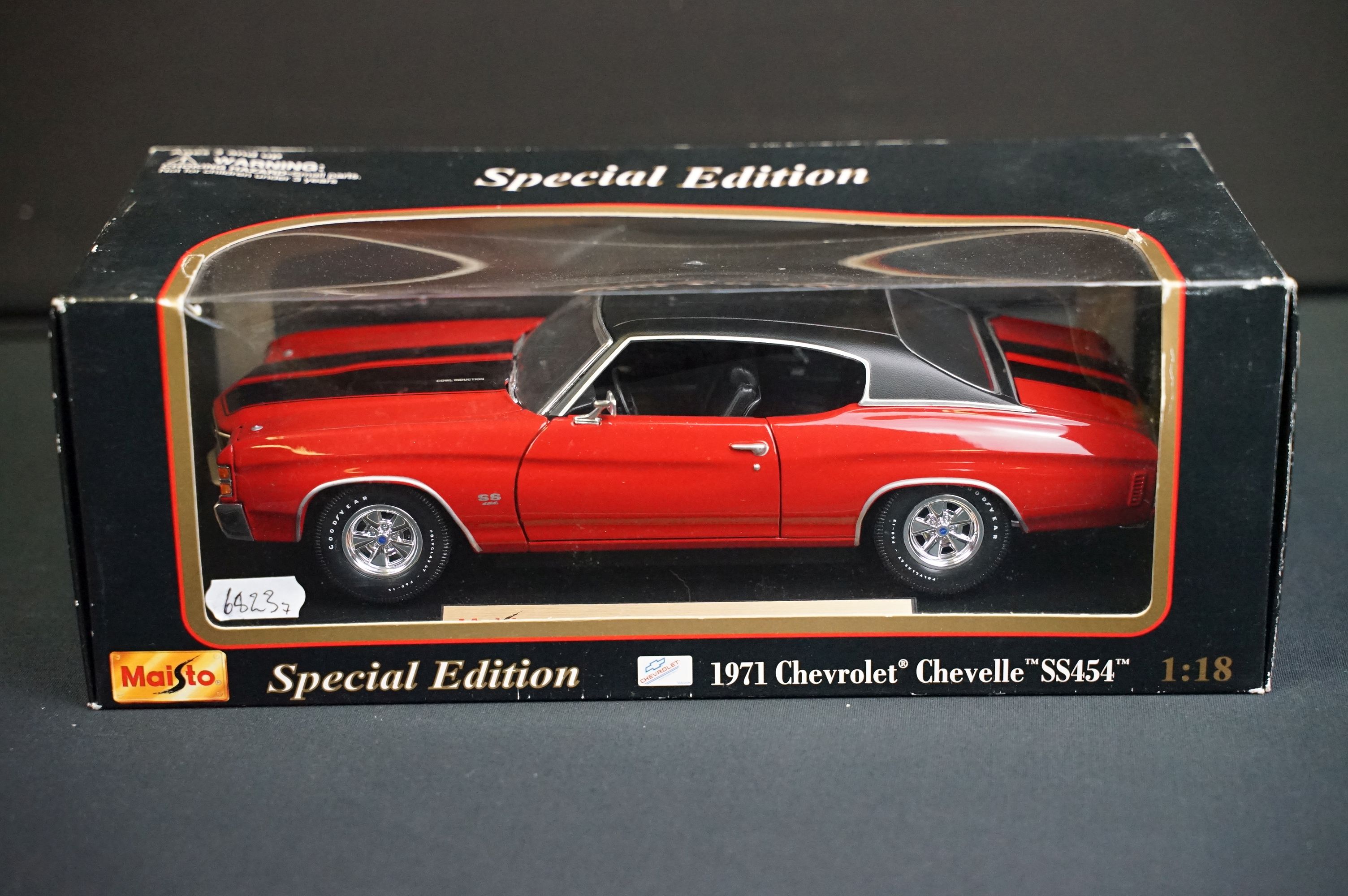 Seven boxed 1/18 scale Maisto diecast models to include 6 x Special Edition models featuring - Image 12 of 15