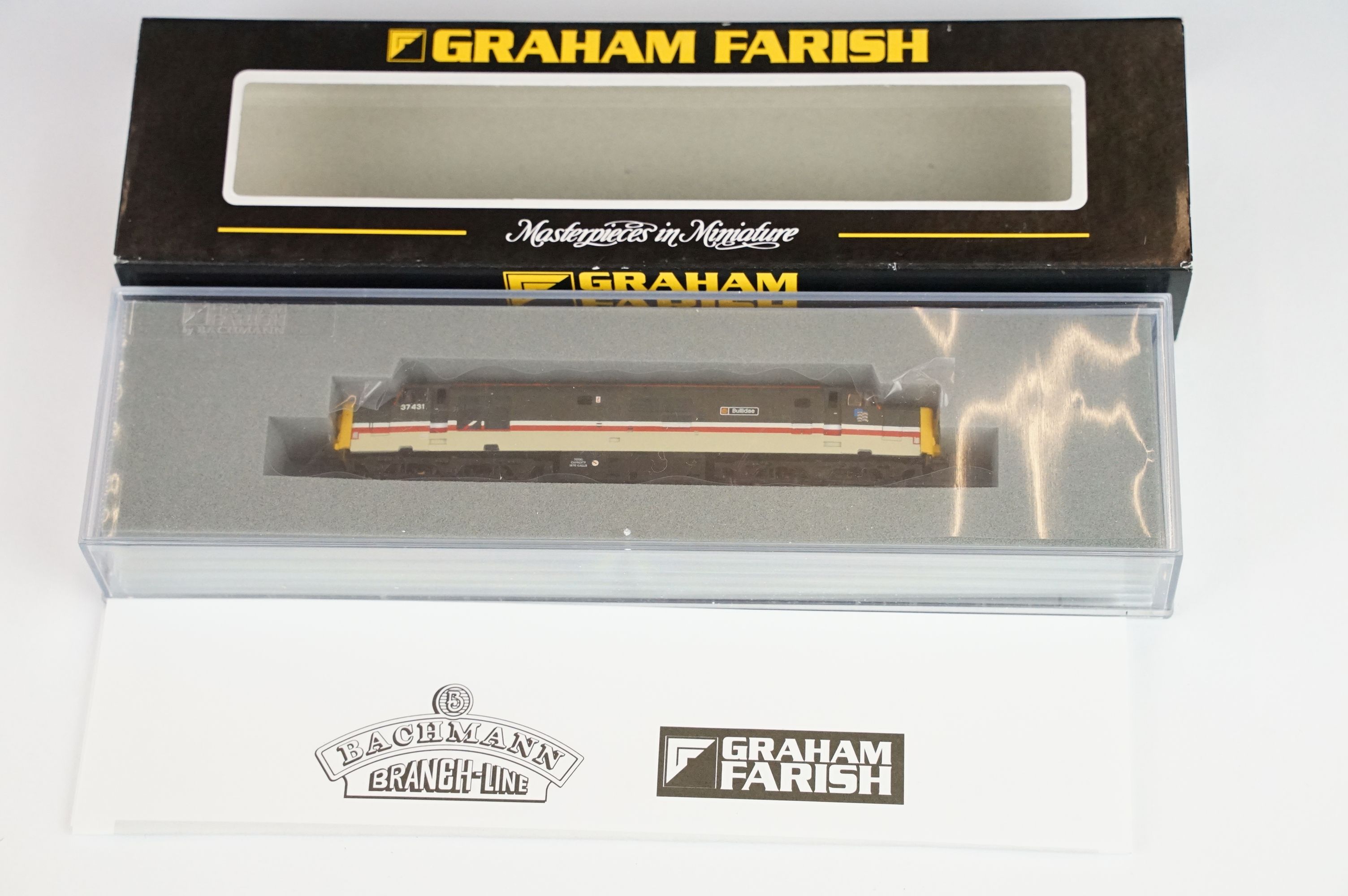 Three cased Graham Farish by Bachmann N gauge locomotives to include 371-651 Class 57/0 Diesel 57003 - Image 6 of 8