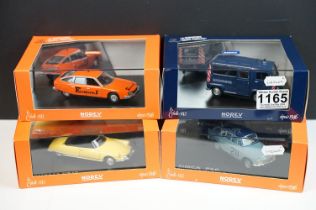 Four cased No Rev 1/43 diecast models to include 516804, 159002, 157020 & 576006, ex