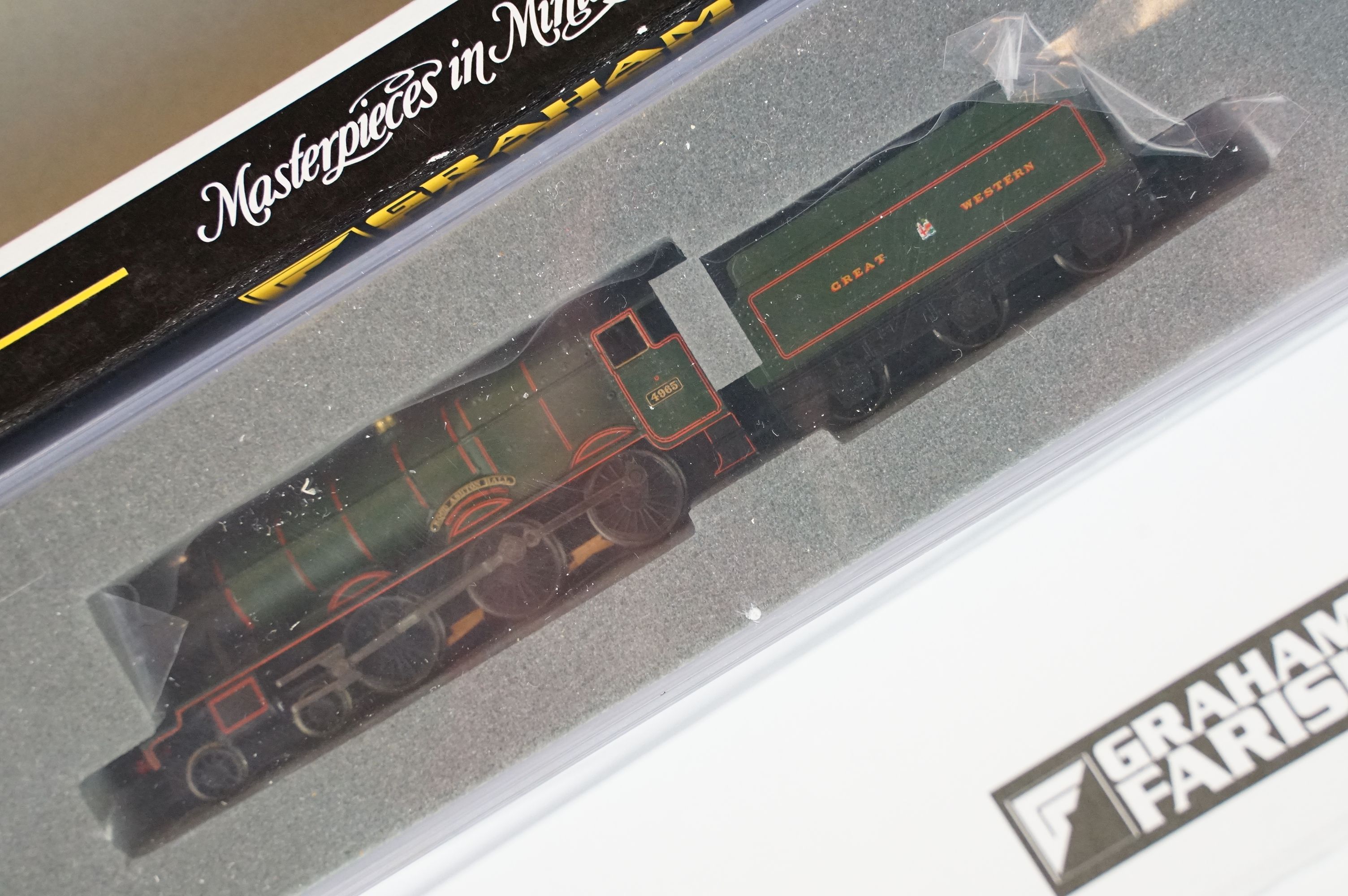 Three cased Graham Farish by Bachmann N gauge locomotives to include 372-576 Royal Scot locomotive - Image 7 of 8