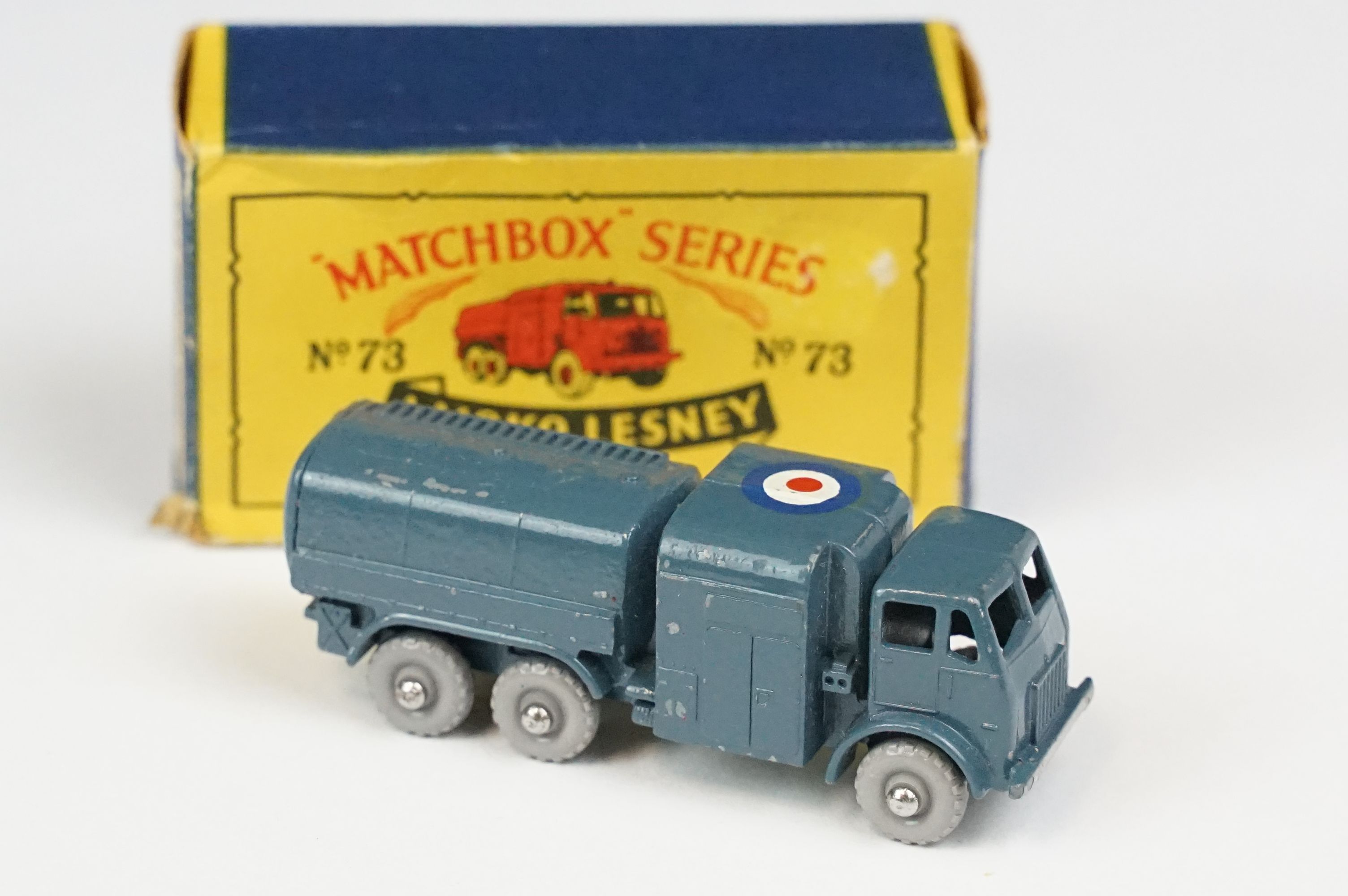 12 Boxed Matchbox Series Moko Lesney diecast models to include 71 Army Water Truck, 73 RAF - Image 16 of 21