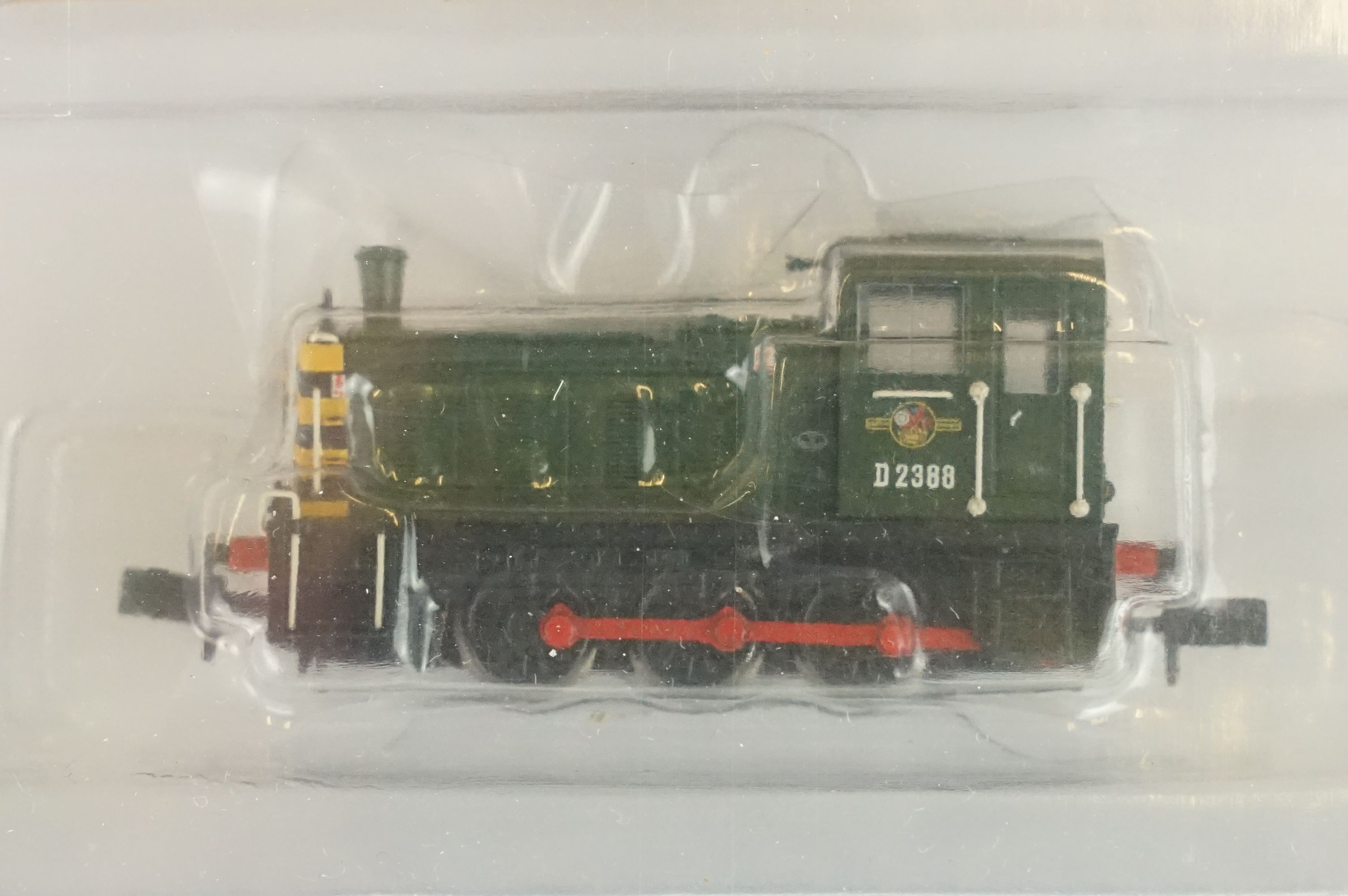 Five cased Graham Farish by Bachmann N gauge locomotives to include 371-061 Class 03 Diesel - Image 3 of 12