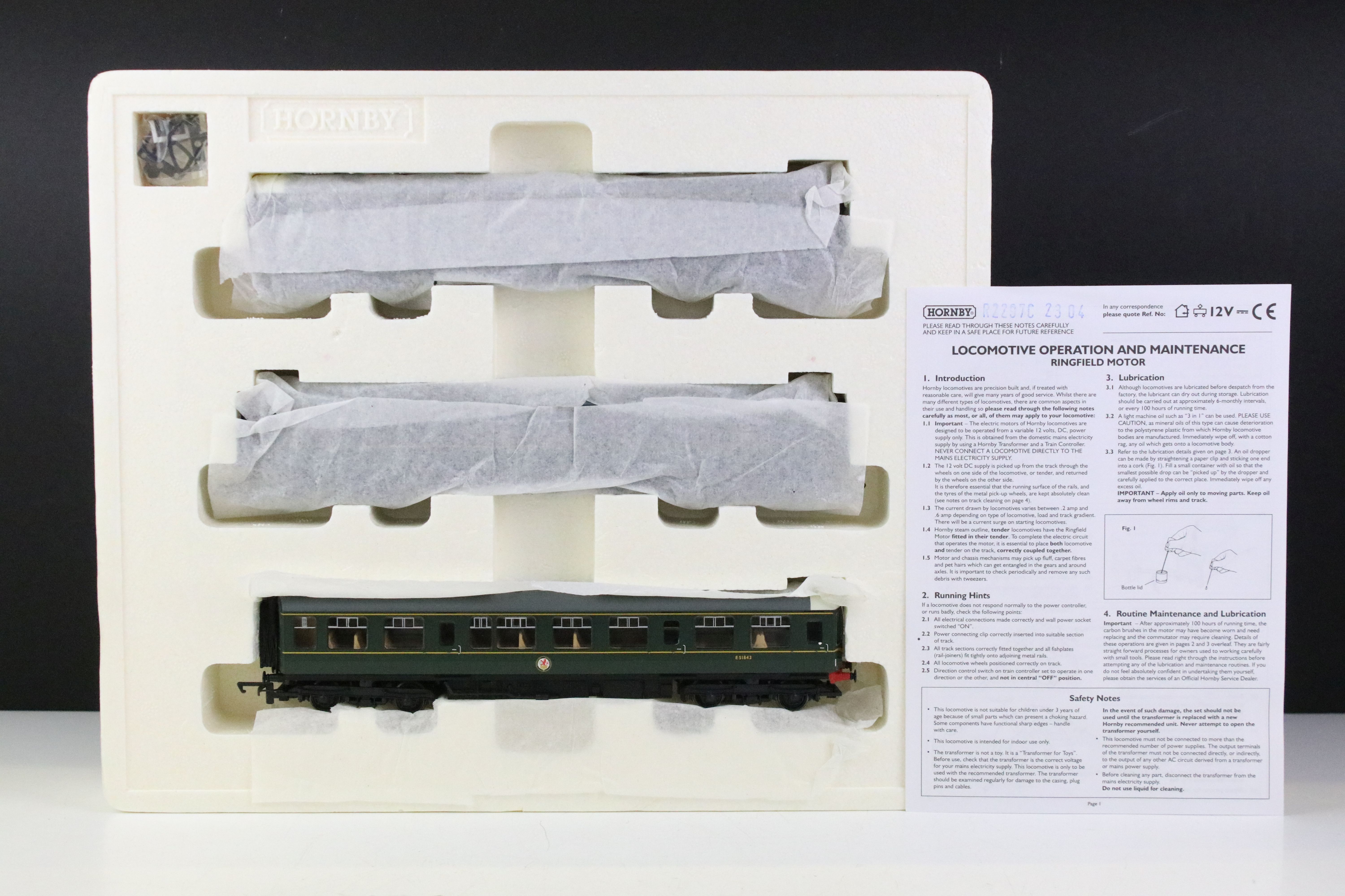 Boxed Hornby OO gauge R2297C BR Class 110 3 Car DMU Train Pack, complete - Image 2 of 6