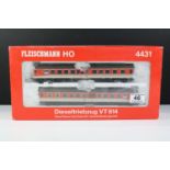 Boxed Fleischmann HO gauge 4431 DB 2 Car Diesel Railcar set