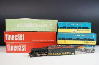 Six boxed OO gauge locomotives to include 2 x Wills Finecast kits LMS Royal Scot (1 x built, 1 x