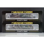 Two cased Graham Farish by Bachmann N gauge locomotives to include 372-575 Royal Scot 46159 The