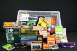 42 Boxed / cased / carded diecast models to include 9 x carded Dinky models to include 117 TV
