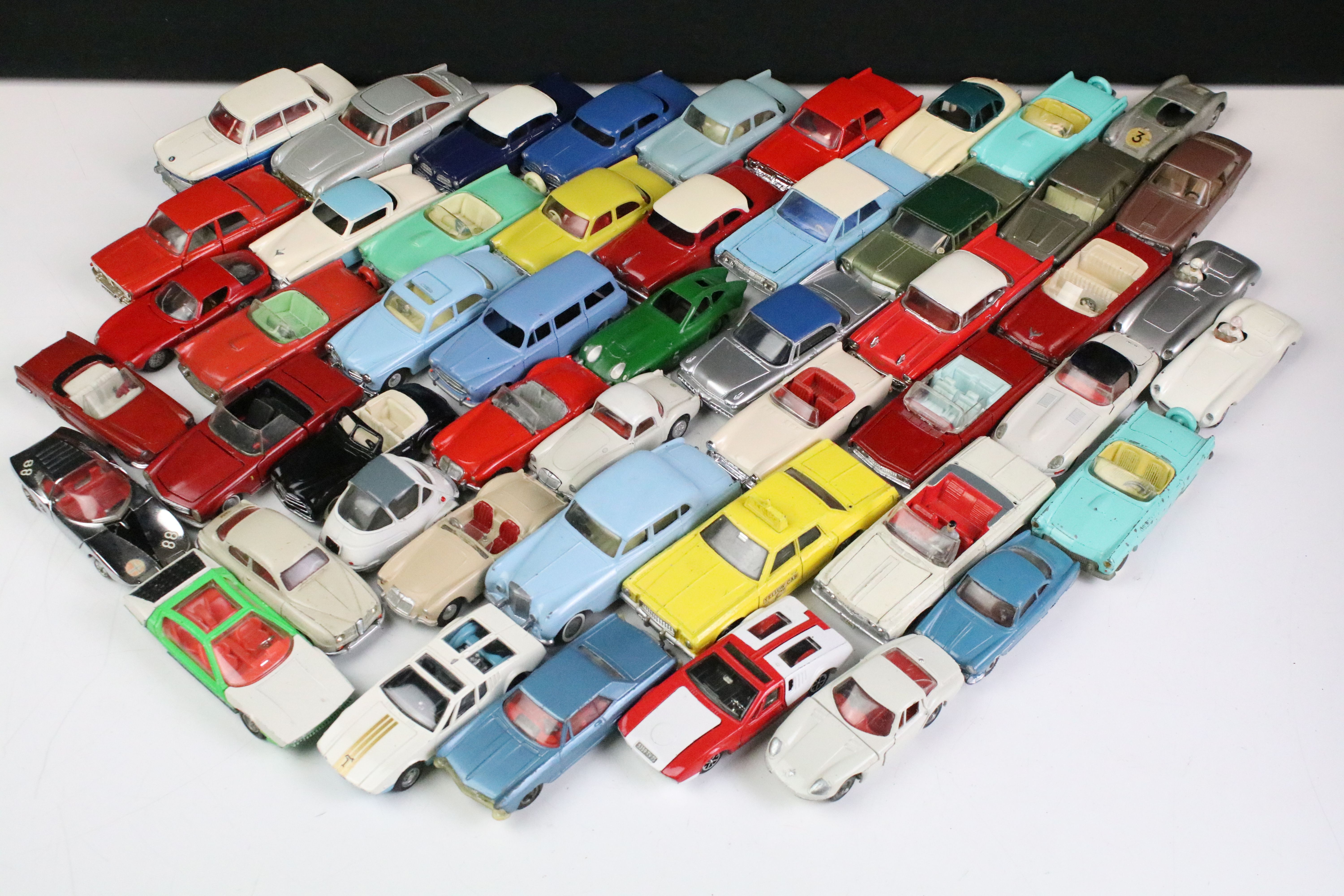 50 Mid 20th C onwards diecast models to include examples from Dinky, Corgi, Polistil, Tekno,