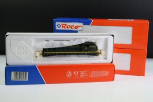 Three boxed Roco HO gauge locomotives to include 63422, 43596.1 & 43575