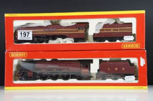 Two boxed Hornby OO gauge locomotives to include R2179 4-6-2 Coronation Class and Duchess of
