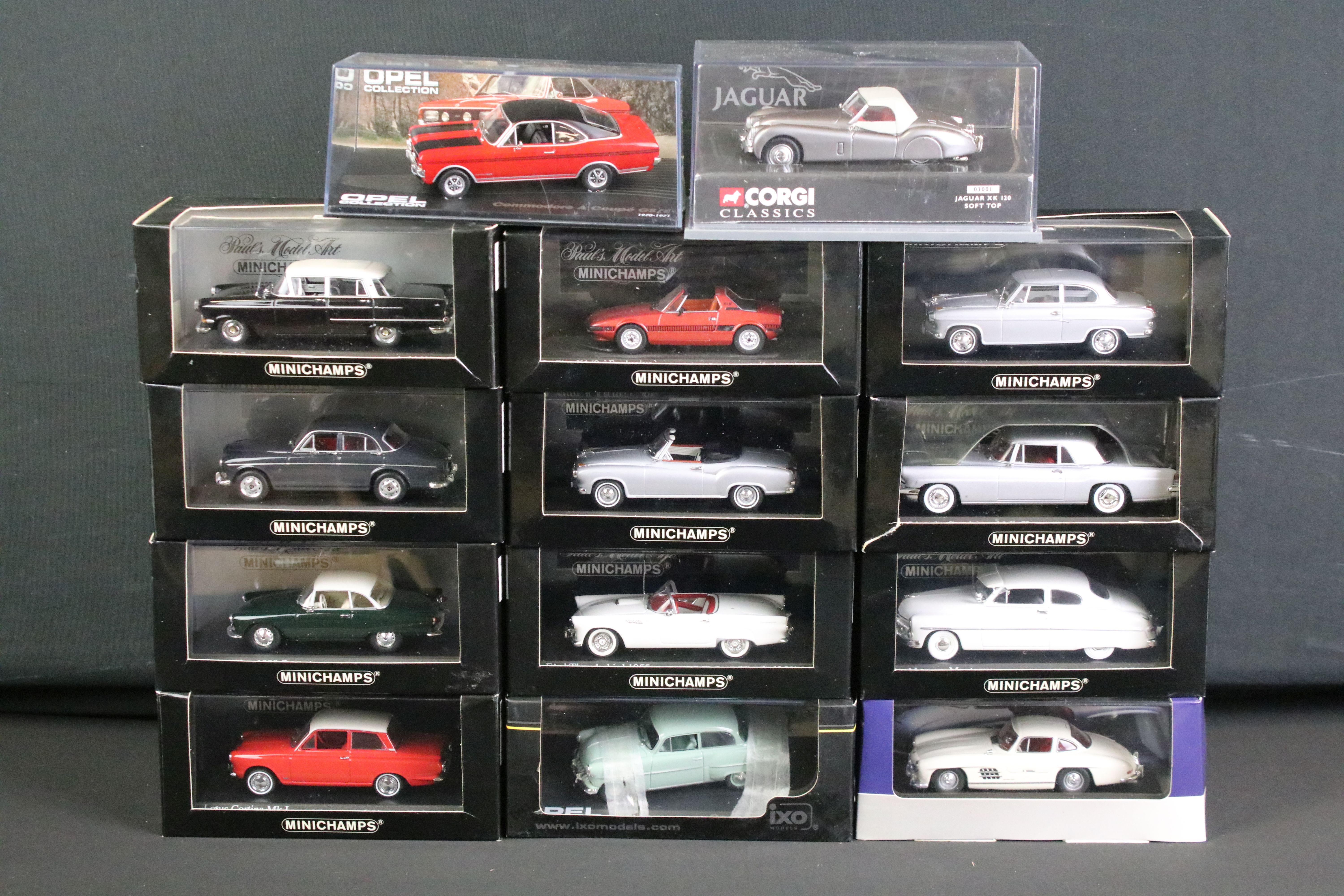 24 Boxed / cased diecast models to include 13 x Paul's Model Art Minichamps to include Mercury - Image 8 of 8