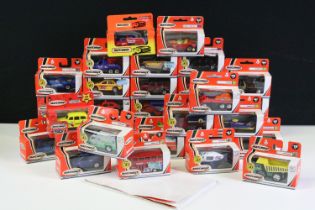 34 Boxed Matchbox 2002 50th Anniversary and 75 Series diecast models to include 53 Dodger Viper