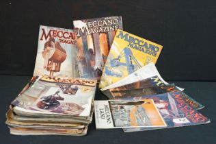 26 Circa 1920s & 1930s Meccano magazines plus Hornby catalogues and ephemera
