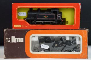 Two boxed OO gauge locomotives to include Triang Hornby R52S 0-6-0 Class Tank Loco black livery with