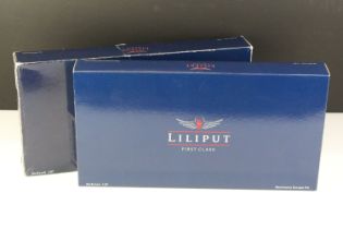 Two boxed Liliput by Bachmann HO gauge train packs to include L133540 Elektrotriebwagen 2 telig