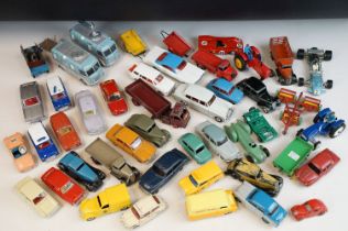 45 Mid 20th C Dinky diecast models to include 2 x 988 ABC Transmitter Vans (1 x complete with