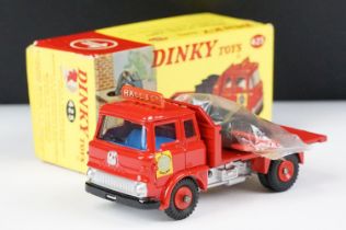 Boxed Dinky 425 Bedford TK Coal lorry diecast model in red, with accessories, diecast ex with a