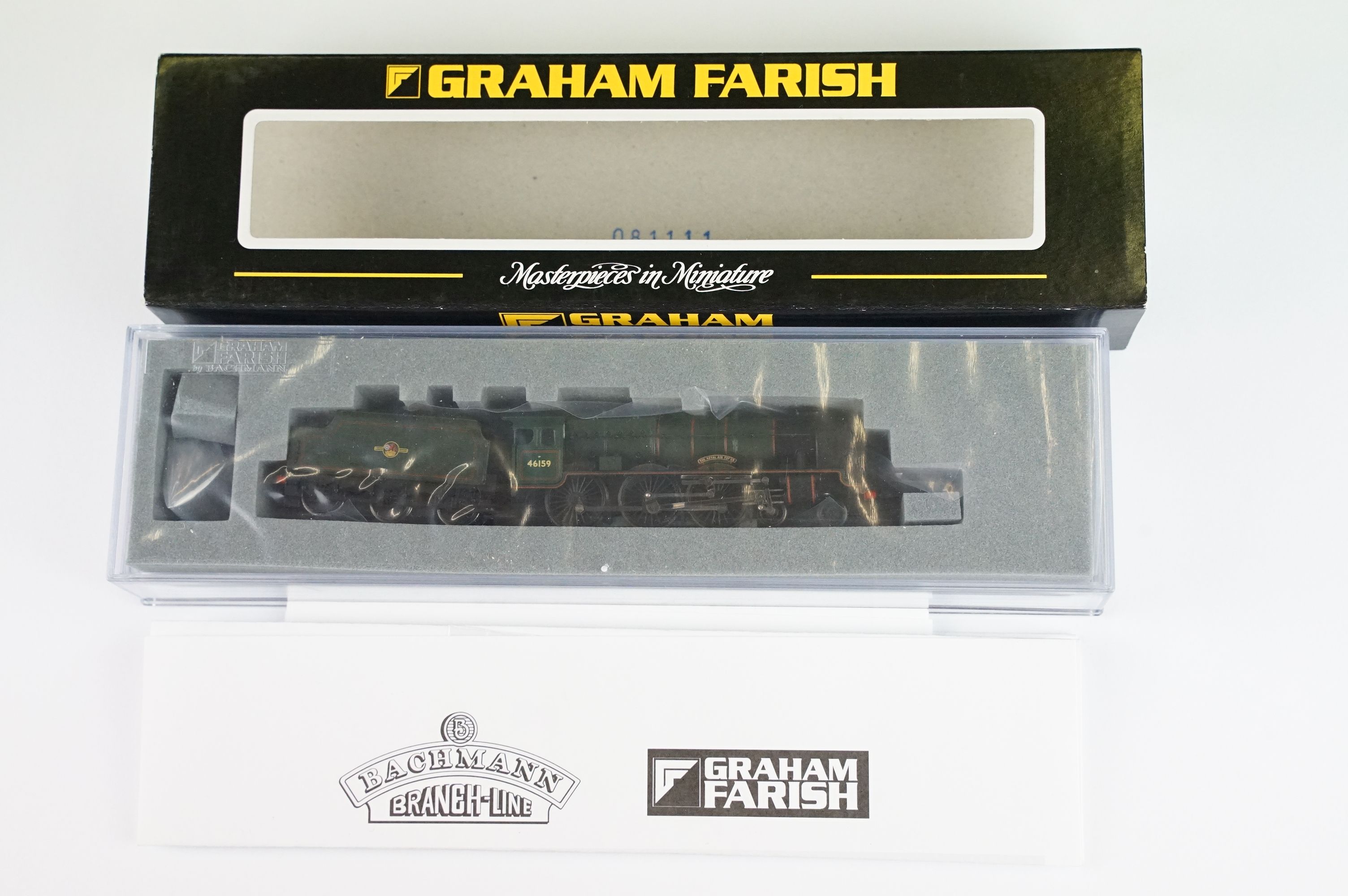 Two cased Graham Farish by Bachmann N gauge locomotives to include 372-575 Royal Scot 46159 The - Bild 2 aus 6