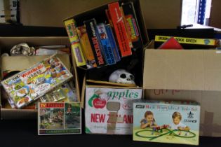 Collection of 80s TV related games, puzzles, teddys, etc, featuring Basil Brush, The Magic