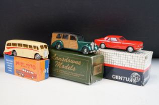 Three boxed diecast models to include Brooklin Models LDM 21 1950 Lea Francis Estate 4 Door Woody,