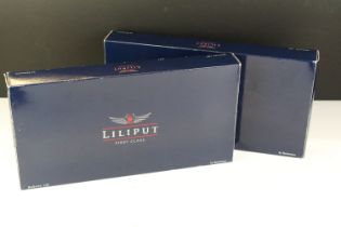 Two boxed Liliput by Bachmann HO gauge train packs to include L112501 VT 25 rot DB Ep III and