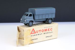 Boxed Automec Highway Models B159 Bedford Truck RAF diecast model in RAF blue, diecast vg, boxes