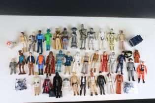 Star Wars - 41 Original Star Wars figures to include C3P0, Chewbacca, Boskk, Snaggletooth, Death