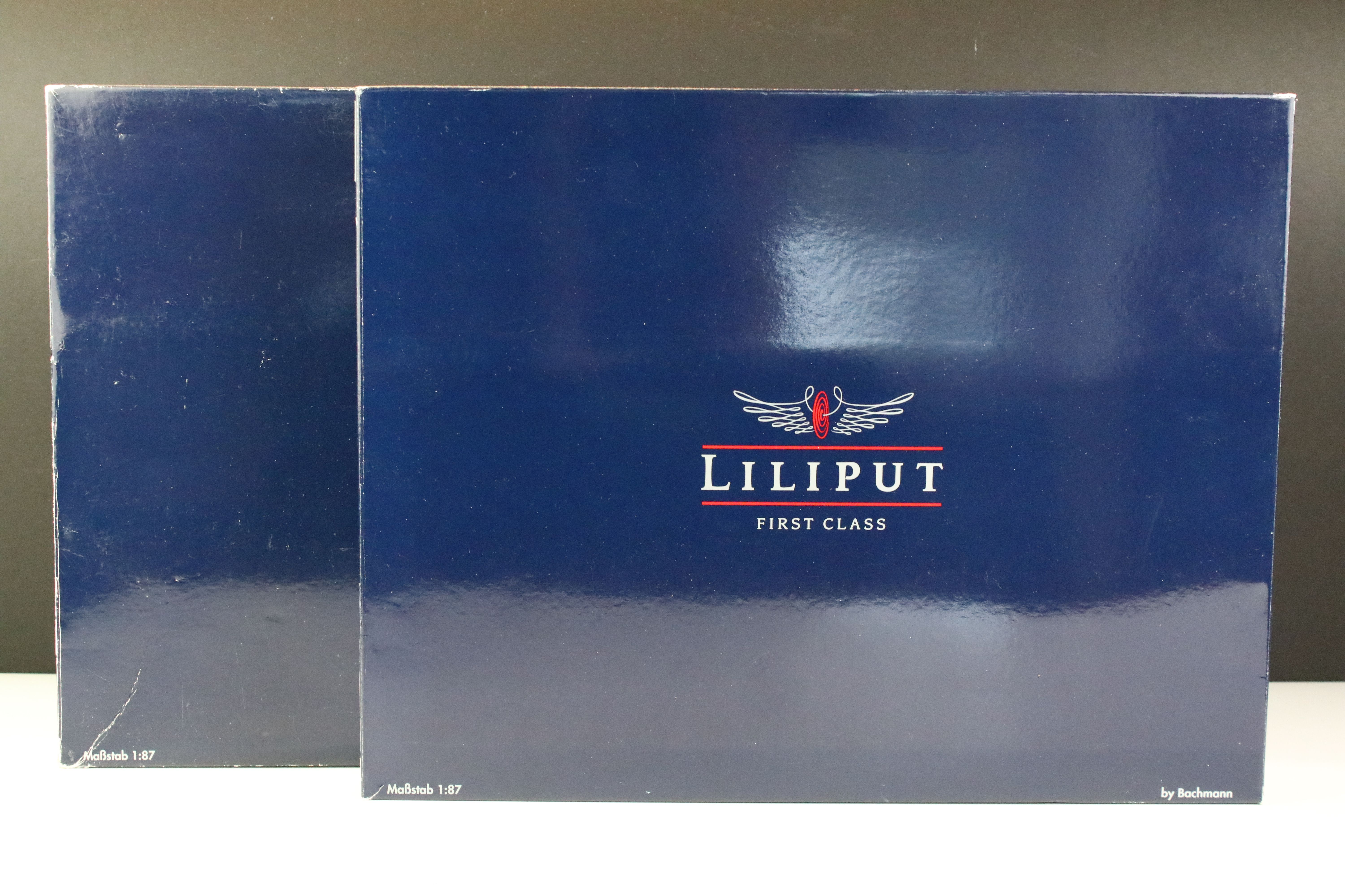 Two boxed Liliput by Bachmann HO gauge train packs to include L112602 SVT 137 Vindobona 4 telig CR