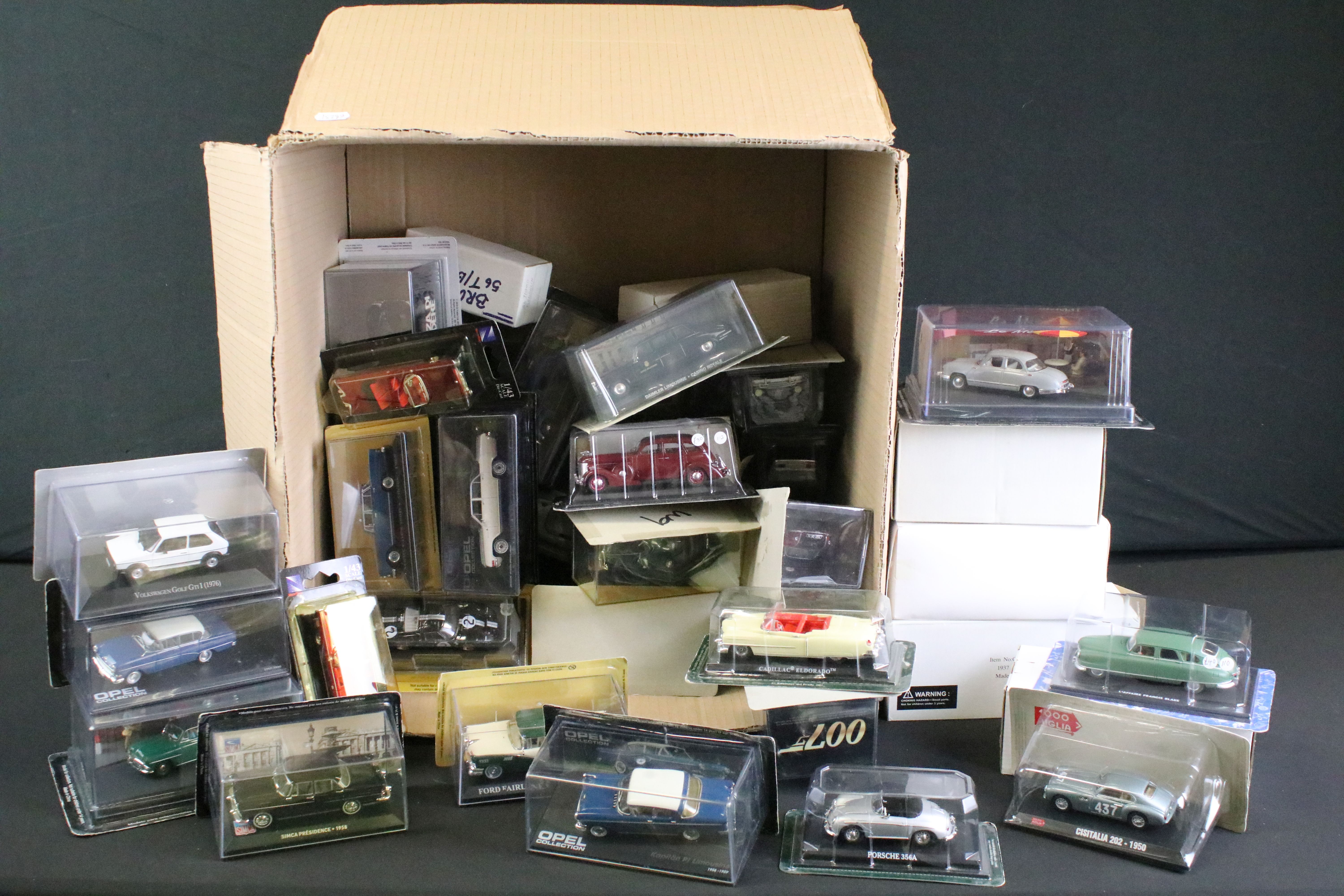 46 Boxed / carded / cased diecast models to include quantity of DelPrado diecast models featuring