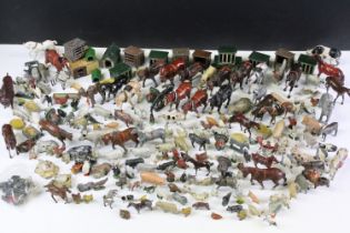 Large quantity of various metal animals to include various examples from mainly Britains featuring