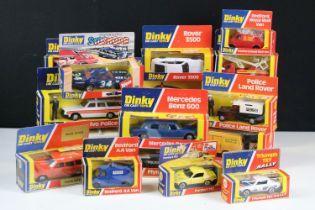 19 Boxed Dinky diecast models to include 207 Triumph TR7 Rally 112 Purdey's TR7, 269 Ford Transit